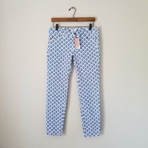 NWT Vineyard Vines Gustavia Print Ankle Jeans